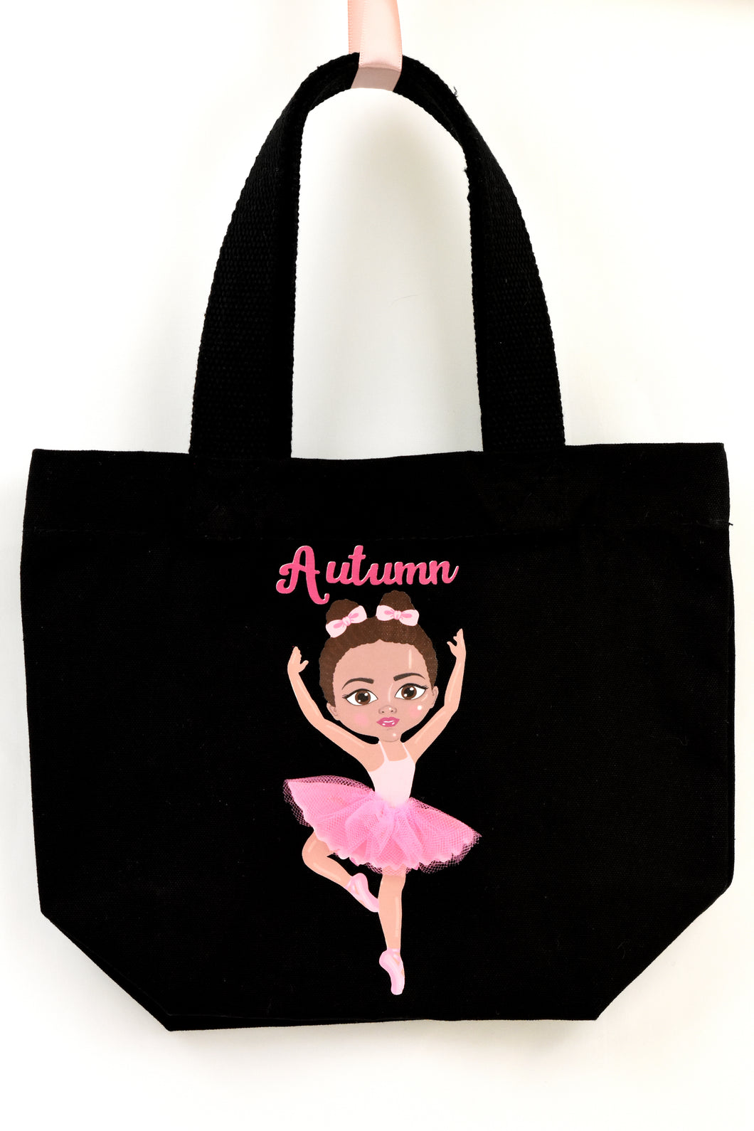 Pirouette Ballerina Personalised Mini Tote Bag