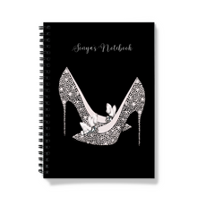Load image into Gallery viewer, Cinderella Heels Spiral Bound Notebook