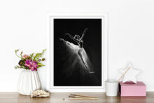 Load image into Gallery viewer, 'She Soars' Pastel Ballerina Giclee Fine Art Print - Sonya Bull Art