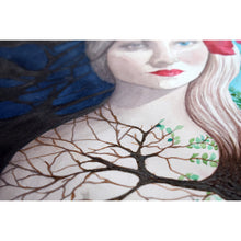 Load image into Gallery viewer, She Blossoms Giclee Fine Art Print by Sonya Bull Art
