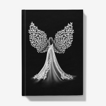 Load image into Gallery viewer, A beautiful guardian angel with butterflies as wings journal by Sonya Bull
