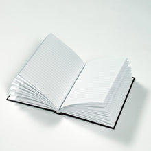 Load image into Gallery viewer, Lined interior pages of the hardbacked journal by Sonya Bull
