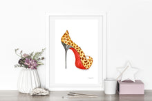 Load image into Gallery viewer, Leopard Heel Red Sole
