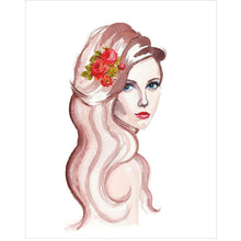 Load image into Gallery viewer, Sultry Lady Giclee Fine Art Print by Sonya Bull Art
