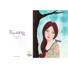 Load image into Gallery viewer, Wistful Greeting Card Greeting Card - Sonya Bull Art
