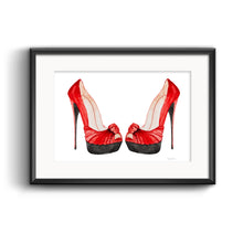 Load image into Gallery viewer, Pair of Red High Heels
