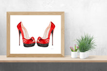 Load image into Gallery viewer, Pair of Red High Heels

